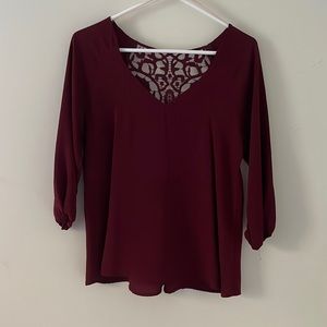 Dainty Hooligan wine blouse